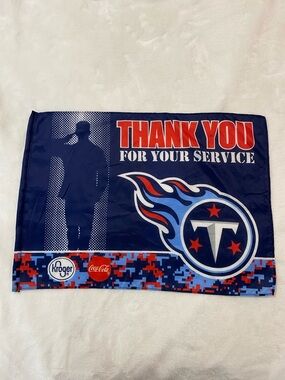 Tennessee Titans 'Thank You For Your Service' Flag 24x16 NFL Collectible 🏈